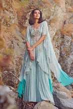 Load image into Gallery viewer, Riviera Chiffon Kurta-Sharara Set