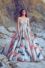 Load image into Gallery viewer, Blue Organza Gown