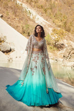 Load image into Gallery viewer, Fairoz Organza Lehenga Set
