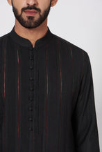 Load image into Gallery viewer, Black Kurta set