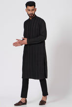 Load image into Gallery viewer, Black Kurta set