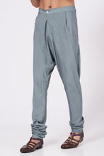 Load image into Gallery viewer, Chateau Grey Shoulder buttoned Kurta set