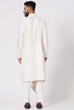 Load image into Gallery viewer, Ivory Drape Kurta set