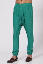 Load image into Gallery viewer, Jade Green Shoulder buttoned Kurta set