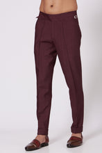 Load image into Gallery viewer, Wine Shoulder buttoned Kurta set