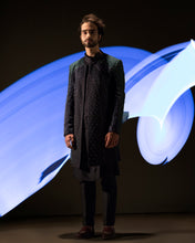 Load image into Gallery viewer, Midnight blue and teal Colorblock
Contemporary Jacket