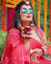 Load image into Gallery viewer, Pink Floral Jewellery Set (Wbtjhk-04)