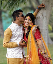 Load image into Gallery viewer, Pink And Yellow Floral Jewellery Set (Wbtj3Ch-04)