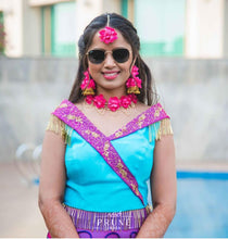 Load image into Gallery viewer, Pink Floral Jewellery Set (Sstj6Ch12F-05)