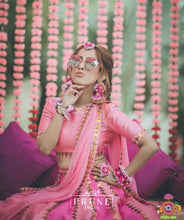 Load image into Gallery viewer, Pink Floral Jewellery Set (Wbtjh-03)