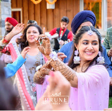 Load image into Gallery viewer, Purple Floral Jewellery Set (Sstjh-03)