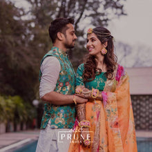 Load image into Gallery viewer, Pink And Yellow Floral Jewellery Set (Wbceh-03)