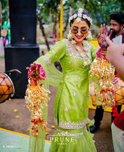 Load image into Gallery viewer, Ivory Floral Jewellery Set (Ssmpjrh-03)