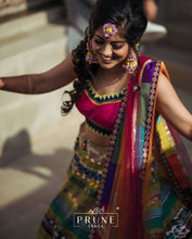 Load image into Gallery viewer, Purple And Yellow Floral Jewellery Set (Wbtjkh-03)