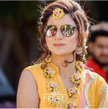 Load image into Gallery viewer, Yellow And Red Floral Jewellery Set (Wbterhh-04)