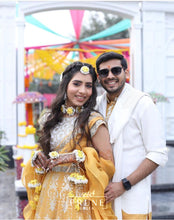 Load image into Gallery viewer, Yellow And White Floral Jewellery Set (Wbtde3Chk-04)