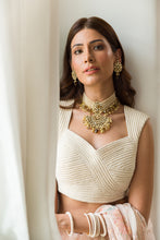 Load image into Gallery viewer, Swarovski Crystal Necklace With Brown Tone Beads