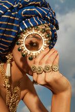 Load image into Gallery viewer, Antique Green Gold Bangle