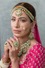 Load image into Gallery viewer, Green Meenakari Necklace