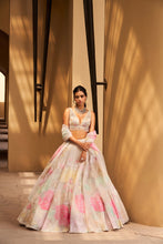 Load image into Gallery viewer, Pastel Floral Lehenga Set