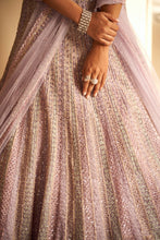 Load image into Gallery viewer, Pastel Sequin Lehenga Set