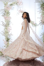 Load image into Gallery viewer, Blush Pink Sequin Lehenga Set