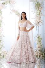 Load image into Gallery viewer, Soft Berry Checkered Lehenga Set