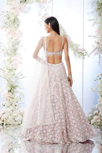 Load image into Gallery viewer, Soft Berry Checkered Lehenga Set