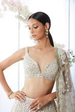 Load image into Gallery viewer, Dusty Lavender Seashell Lehenga Set