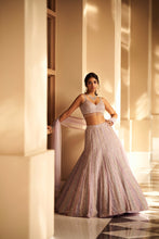 Load image into Gallery viewer, Pastel Sequin Lehenga Set