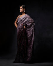 Load image into Gallery viewer, Mauve Ombre Sequin Saree