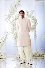 Load image into Gallery viewer, Quartz Pink Pearl Short Sherwani Set