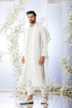 Load image into Gallery viewer, Dusty White Dori Kurta Set