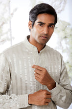 Load image into Gallery viewer, Ash Silver Kurta Set