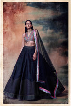 Load image into Gallery viewer, Multi Stripe Blousewith Quilting Skirt