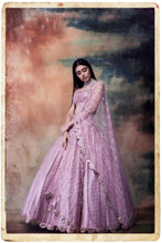 Load image into Gallery viewer, Dense Linear Drop Lehenga Set