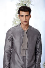 Load image into Gallery viewer, Steel Grey Kurta set