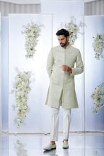Load image into Gallery viewer, Aqua Green Sherwani set