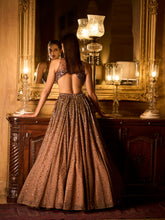 Load image into Gallery viewer, Coffee Sequin Gown