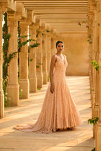 Load image into Gallery viewer, Peach Trail Gown