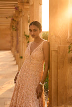 Load image into Gallery viewer, Peach Trail Gown