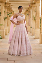 Load image into Gallery viewer, Mauve Pearl Lehenga Set