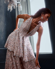 Load image into Gallery viewer, Ash Grey Floral Sharara Set