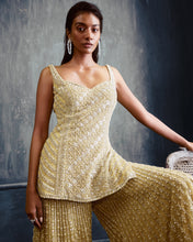 Load image into Gallery viewer, Olive Green Garara Set