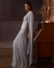 Load image into Gallery viewer, Powder Blue Crystal Sharara Set