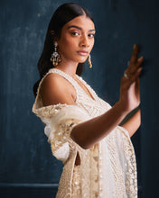 Load image into Gallery viewer, Ivory Floral Sharara Set