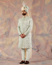 Load image into Gallery viewer, The Blue Momentum Sherwani Set