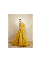 Load image into Gallery viewer, MUSTARD THREADWORK LEHENGA SET