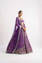 Load image into Gallery viewer, Purple Heavy Multi Color Lehenga Set