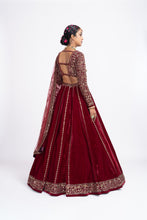 Load image into Gallery viewer, Maroon lehenga set